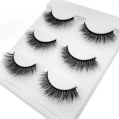 China 25-30 Wholesale False Clear Mink Eyelashes 3d Period Seller Stripe Custom Label Private Fake Fluffy Tapered Bulk 5 Pairs for sale