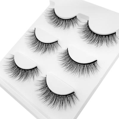 China Wholesale 25-30 Times Faux Mink Eyelashes 6d Silk Mink Eyelashes 6d Fur OEM Premade Eyelash Extension 3d 25mm Faux Silk for sale