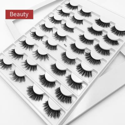 China 15-20 Pairs Mink Eyelash Book Private Label 16 Times 3d Burn Pound Custom Eyelash Packaging for sale