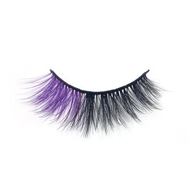 China 15-20Times 100% Create Eyelash Extension Mink Craft Eyelashes Colorful Pemade Eyelash Private Label Color for sale