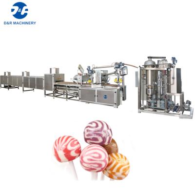 China Automatic CANDY Lollipop Machine , Toy Candy Lollipop Production Line for sale