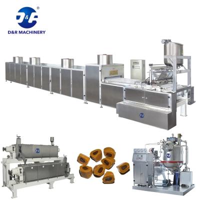 China CANDY Caramel Making Machine 380V , 16*2*2.3m Caramel Candy Production Line for sale