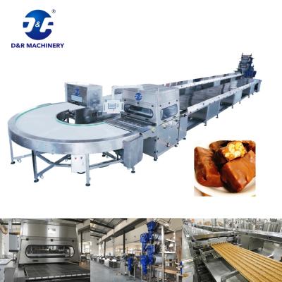 China Automatic Chocolate Protein Bar Machine Bar Making Machine CE Certificated High Effectivy Candy Bar Production Line for sale