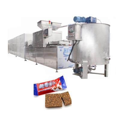 China Chocolate Peanut Candy Making Machine Affordable , 7KW Cereal Bar Forming Machine for sale