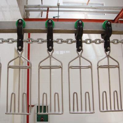 China Hanging POULTRY Overhead Conveyor Chicken Slaughtering Line for sale