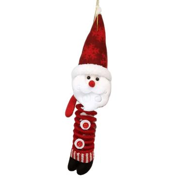 China Durable Christmas Decoration Tree Hanging Ornaments Feather Dolls Christmas Spring Doll Pendant for sale