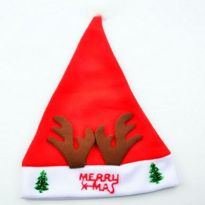 China 2021 Adult Durable Christmas Hat Cartoon Hat Antlers Deer Velvet Dress Up Gift Hat Christmas Decoration for sale