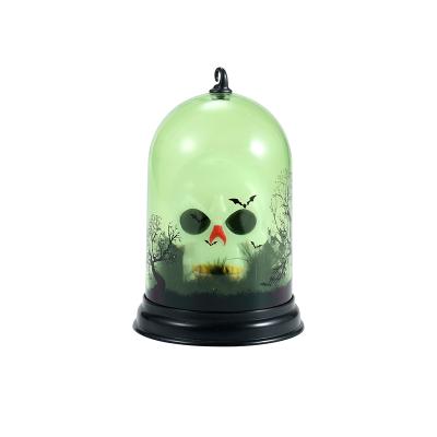 China Plastic Creative Halloween Pumpkin Night Lighting Small Night Light Decoration Household Desktop Props Unique Stage Layout for sale