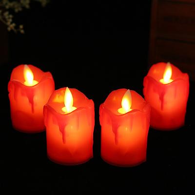 China Home Festival Decoration Uneven Edge Paraffin Wax Led Candle For Wedding Party/Electric Home/Christmas/Decoration and Beautiful Night Light for sale