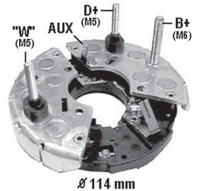 China Car Auto Parts Electrical System Alternator Rectifier IBR668 RB-85H 9128040953 9128040953 HL-IBR668 for sale