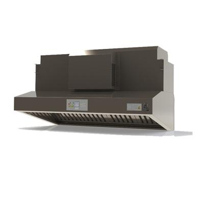 China Hotel Range ESP Filter Stainless Steel Industrial Range Hood. for sale