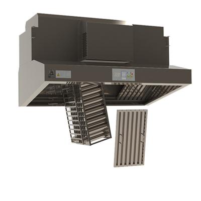 China Eco-friendly Hotels Especially Lvcheng Commercial Kitchen Hood Filter Exhaust Range Industrial Hood For Catering Area for sale