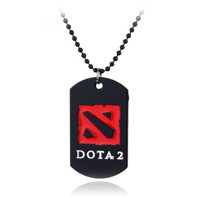 China Custom Fashion Europe Fashion Dog Tag Necklace Military Tag Necklace Pendant Jewelry for sale