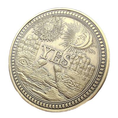 China Commemorative Coin Yes/No Angel Coin Decision Europe Coin Medal Badge Skeleton for sale