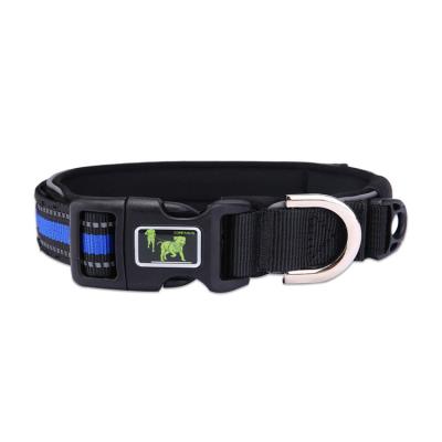 China Factory Custom Custom Pet Supplies New Reflective Polyester Small Dog Collar Dog Collar and Leash Recycled for sale