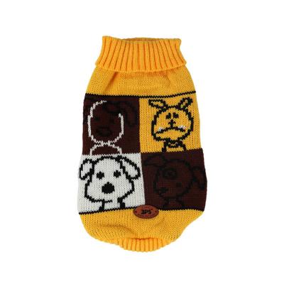 China Wholesale custom viable yellow fashion cartoon cotton dog luxury dog ​​clothes sweater 2022 new viable for sale