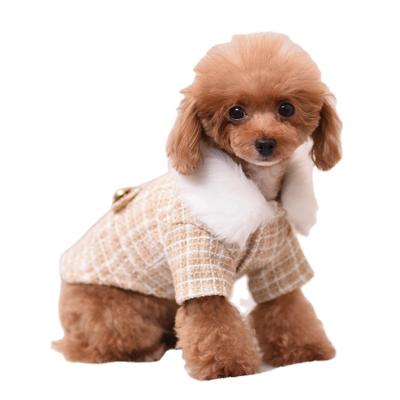 China 2022 Sustainable Custom Design Multi Sizes Windproof Winter Warm Fleece Pet Equipment Coat Dog Clothes for sale