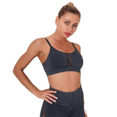 China Logo Sport Wear Yoga Gym Breathable Custom Black Soft Yoga Bra Set 2022 Sexy Women Fitness Yoga Luxury Wear for sale