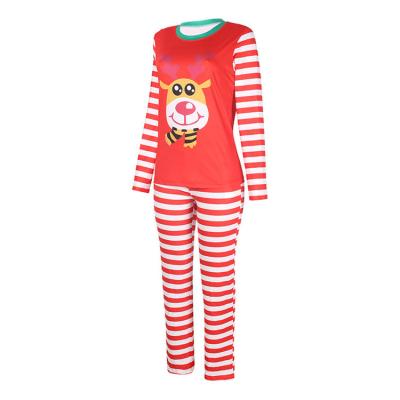 China Winter Mum Baby Christmas Cotton Sleepwear Long QUICK DRY Shirts Family Matching Adult Pajamas Sets for sale