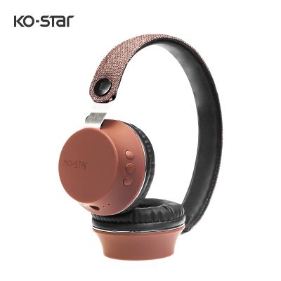 China Over ear KO-STAR style canvas bluetooth wireless earphone OEM for TV for sale