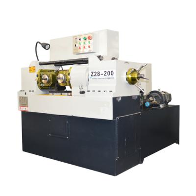 China Two Roller Steel Bar Wire Rolling Machine Screw Thread Factory Model Z28-200 Professional Guaranteed Process 5-65mm for sale