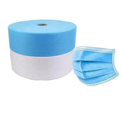 China Waterproof disposable nonwoven fabric used pp non woven fabric roll face msk medical supplies for sale