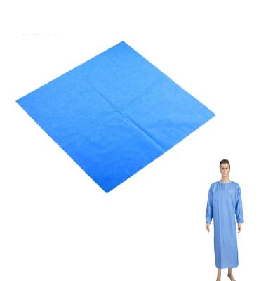 China Blue Anti-bacteria Hospital Medical Grade Sterlize SMS Nonwoven Fabric for sale