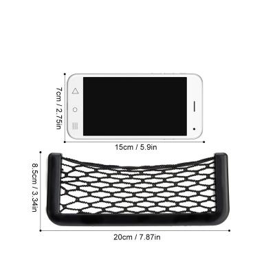 China beach & 20*8cm Holiday Car Organizer Door Side Net Storage Bag Phone Holder Resilient Pocket Net Holder for sale