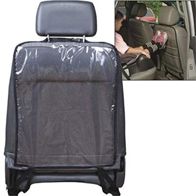 China Sports 2 Pcs Set Car Back Seat Cover PVC Back Seat Kick Protector Easy Clean Cover For Kids 65*45cm 25.6*17.7