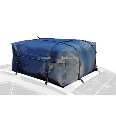 China PVC Waterproof 525 Gram PVC Tarpaulin Car Roof Rack Luggage Carrier Box Top Travel Camping SUV Storage Bag for sale