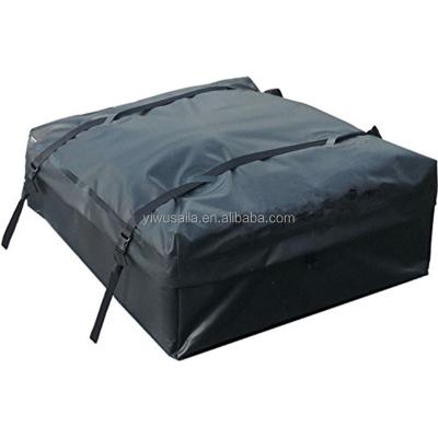 China 600D PVC Tarpaulin Rainproof Car Roof Rack SUV Top Luggage Carrier Box Travel Camping Storage Bag Logo Waterproof for sale