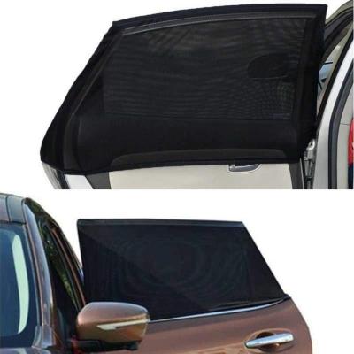 China Nylon Summer Protective Car Sunshade Anti-mosquito UV Sun Car Window Shade Mesh Curtain For Sedan Net SUV MPV 120*55cm 47*21.7inch for sale