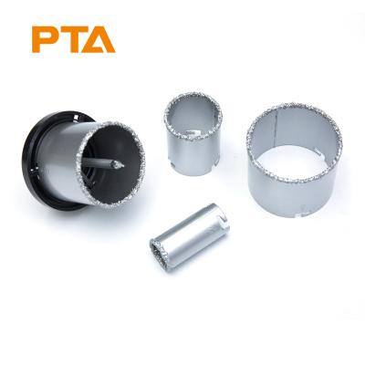 China Masonry Drilling 5pcs Tungsten Carbide-Tipped Hole Saw Set Hole Saw Cutter Kit For Tile Concrete for sale