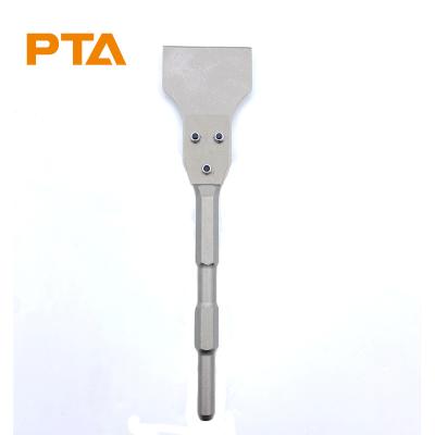 China 40crMo MASONRY Hex Shank Replacement Blade Tile Thinnest Removal Chisel Bit Floor Scraper for sale