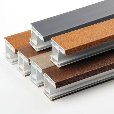 China Excellent High Sealing Type Colorful Asia Thailand Window Profile PVC Upvc Windows And Doors Profiles Excessories Manufacturer for sale