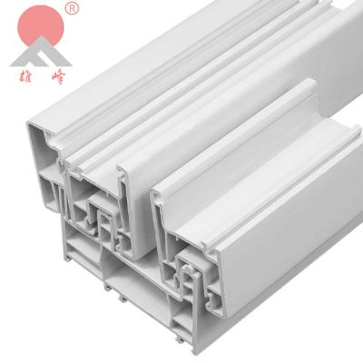 China 88 Series Modern Vinyl 60 Section Material White Color uPVC Profiles For Windows Doors Waterproof Sunproof for sale