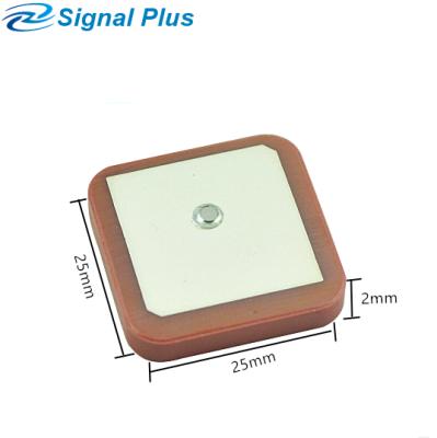 China Custom Ceramic Tbox/Antenna Watch 1575.42MHz GPS&GNSS RF Correction SMD 25X25X2mm for sale