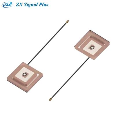 China Hot sale 25*25*4mm Dual Array Positive / Built-in Active IPEX GPS Ceramic Antenna Terminal Module With IPEX Terminal. 25x25x4mm& 36x36x3mm for sale