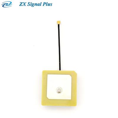 China IPEX Ceramic Module GPS SIM808 GPRS Integrated Active Antenna 5cm Terminal With IPEX Terminal 25*25*4mm 15*15*6.3mm for sale