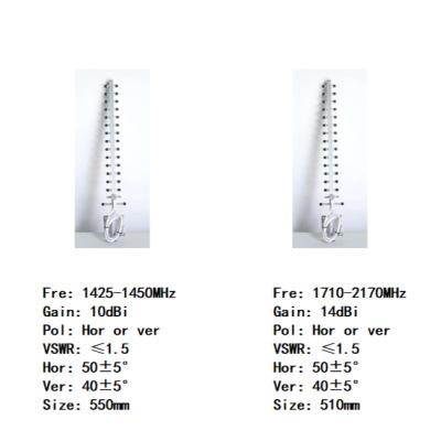 China Factory price, high gain yagi antenna 1710-2170MHz for signal booster outdoor mobile antenna ZX92 for sale