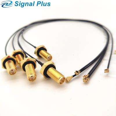 China Telecom Customized Length Antenna Antenna/Pigtail with SMA-F Connector, U.FL SMA RF Cable for UFL/Ipex Antenna to SMA Female Pigtail Cable for sale