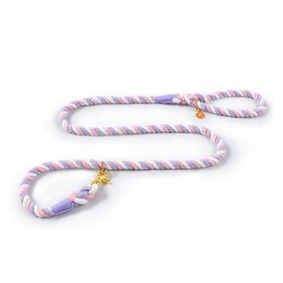 China Personalized Rope Hand - Woven Comfortable Cotton Rope Dog Leash Suitable for Small Medium and Large Dogs for sale