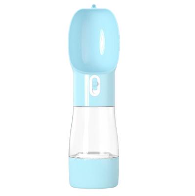 China Viable Portable Puppy Drinker Leak Proof Refillable Water Bottle Dog Food Suitable for Outdoor Pet Walking, Traveling, Food Grade Plastic for sale