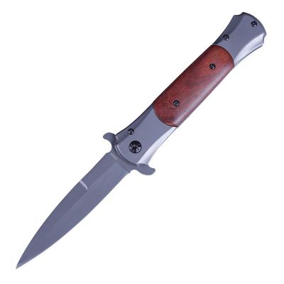 China Camping knife ready to board stainless steel 3CR15MOV professional pocket hunting knife with outdoor self-defense knife folding knife for sale