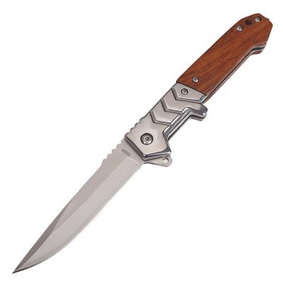 China Quick-change Multifunctional Carrying Quality Stainless Steel Knife With Outdoor Handle Folding Knife Wood Pocket Knife for sale