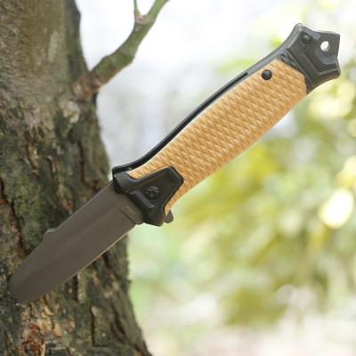 China Quick-change Quickly Shipping High Quality Stainless Steel Blade With 3D Textured Handle Grip Outdoor Hunting Knife Pocket Knife for sale