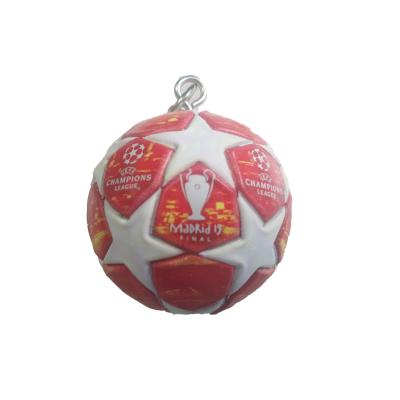 China 3D European Football Final Championship Keychain Commemorative Prize Key Jewelry for sale