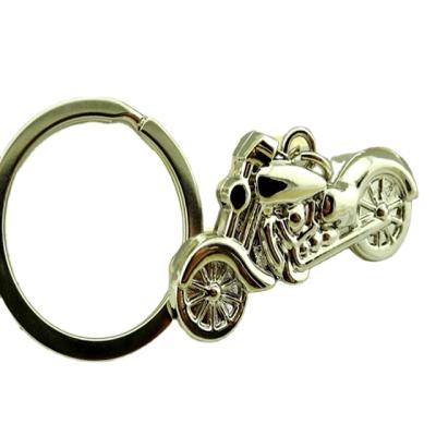 China Custom bronze/copper/iron/aluminum/zinc alloy promotional metal motorcycle key chain for sale