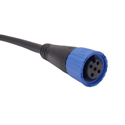 China Threaded PA66 Screw Locking Competitive Price Plugs 5 Pin Power Connector Wire Connectors 5 Pin for sale