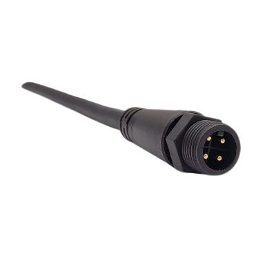 China PA66 Overmolded With Cable Competitive Price 4 Pin 8Mm Connector For Led Strips Cable Connector 4 Pin for sale